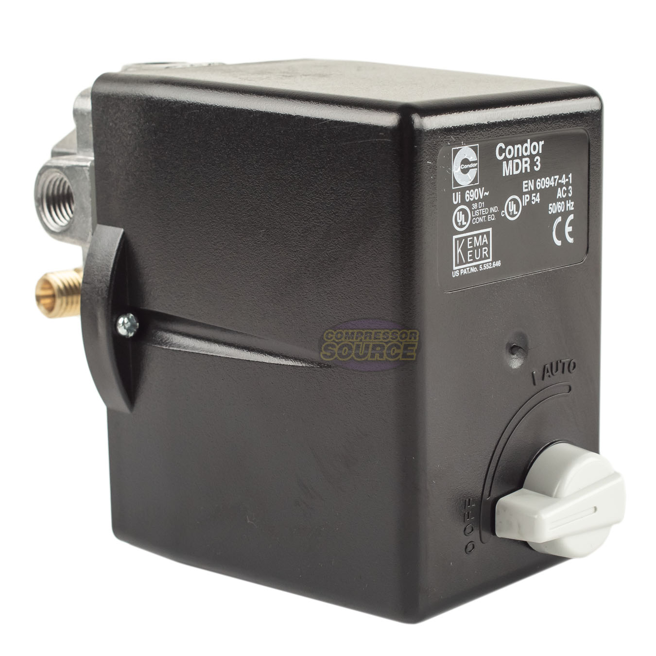 Condor MDR3/16RM 145-175 PSI de presión de 4 puertos Switch 22A - 30A